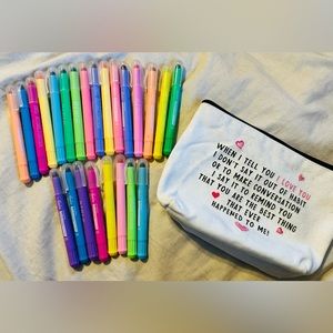 Brand New Bible Markers and pen case